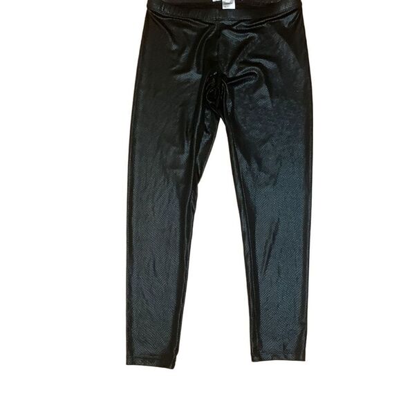 French Connection Black Snake Print Leggings - Picture 1 of 4